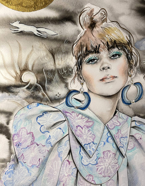 Portrait Zeichnung Fashion Style · Erwachsene