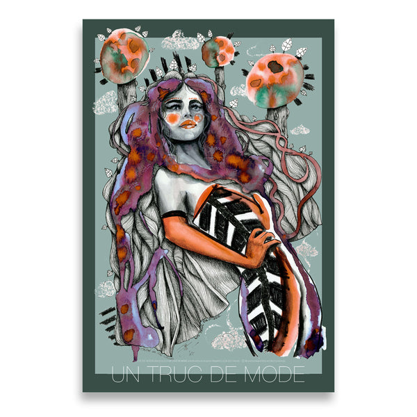 Chloé In The Woods · Art Print