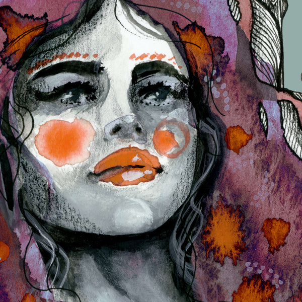 Chloé In The Woods · Art Print